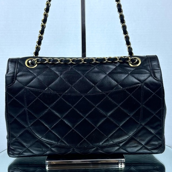 CHANEL Paris Limited Double Flap Quilted Lambskin Shoulder Bag - Picture 6 of 16